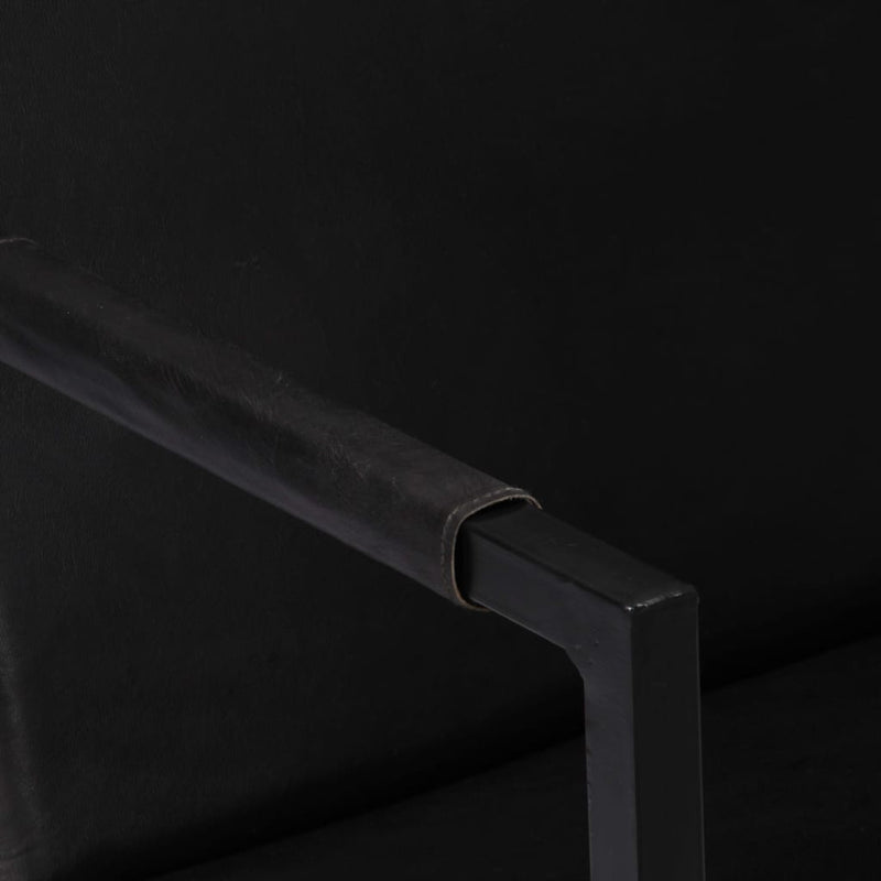 vidaXL Armchair Brown Real Leather