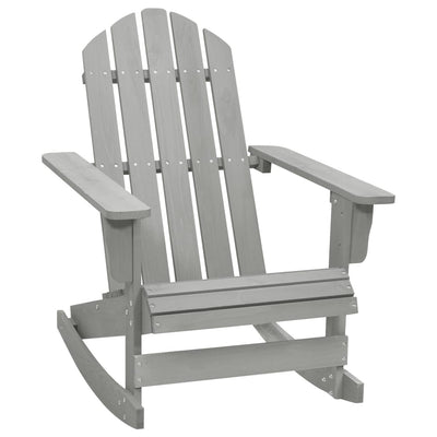 vidaXL Garden Rocking Chair Wood Brown