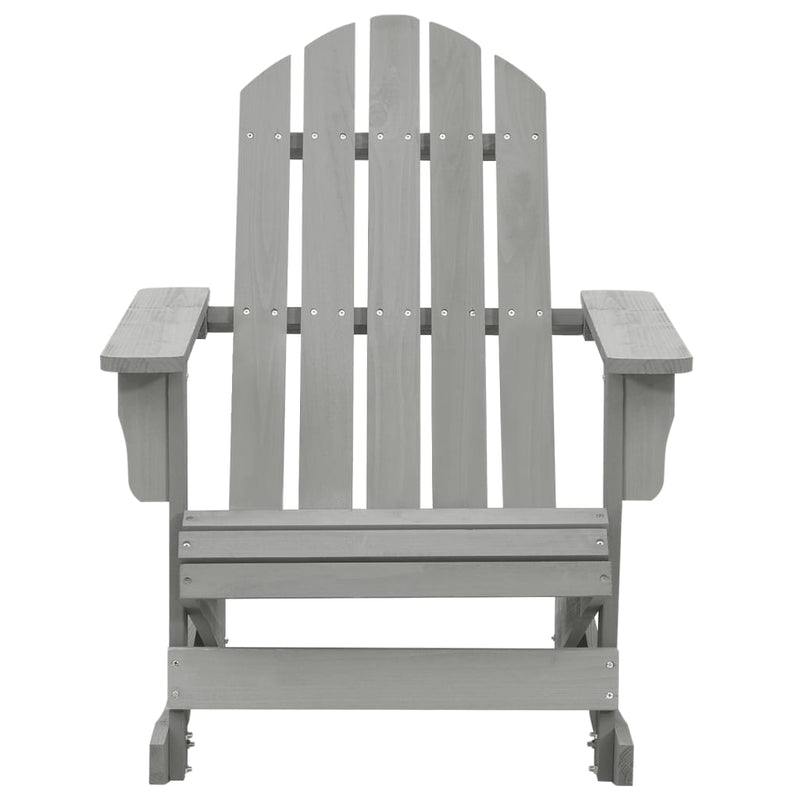 vidaXL Garden Rocking Chair Wood Brown