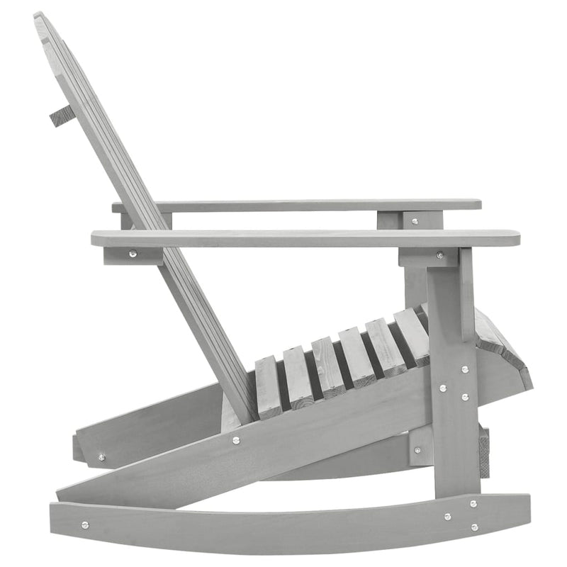 vidaXL Garden Rocking Chair Wood Brown
