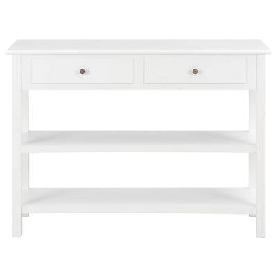 vidaXL Sideboard White 110x35x80 cm MDF