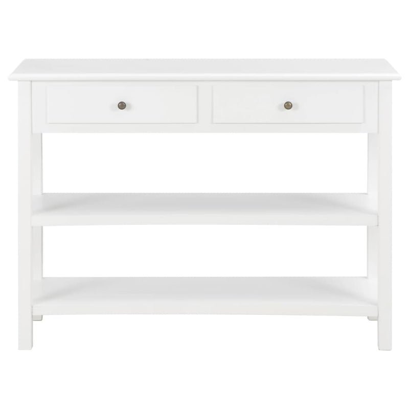 vidaXL Sideboard White 110x35x80 cm MDF