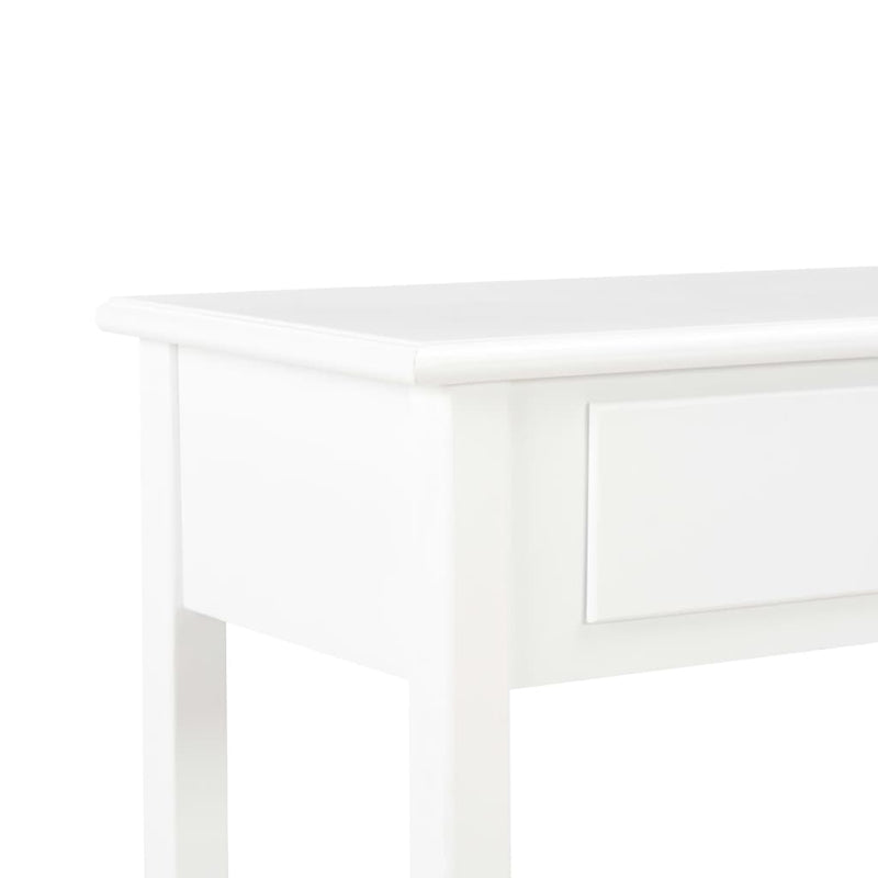vidaXL Sideboard White 110x35x80 cm MDF