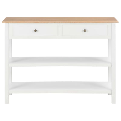 vidaXL Sideboard White 110x35x80 cm MDF