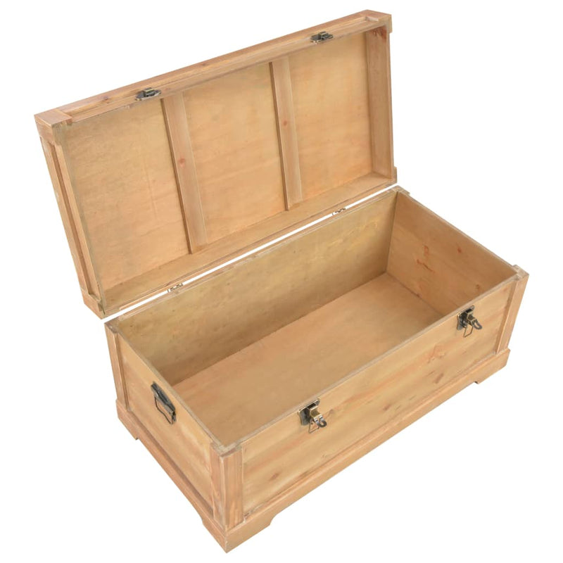 vidaXL Storage Chest with Cushion 80x40x40 cm MDF