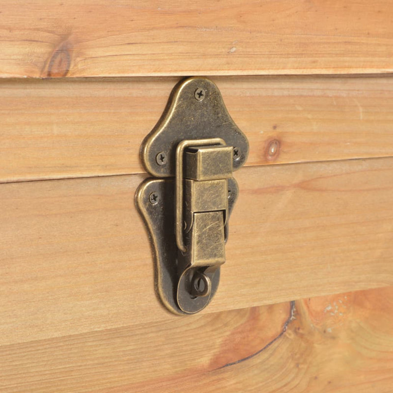 vidaXL Storage Chest with Cushion 80x40x40 cm MDF