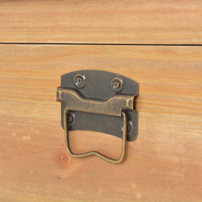 vidaXL Storage Chest with Cushion 80x40x40 cm MDF