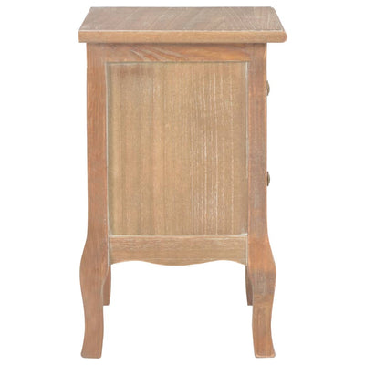 vidaXL Bedside Cabinets 2 pcs Black 35x30x49 cm MDF