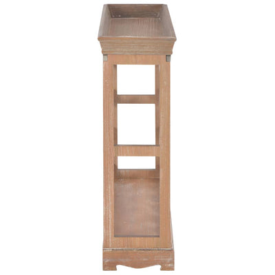 vidaXL Wine Cabinet Brown 70x22.5x70.5 cm MDF