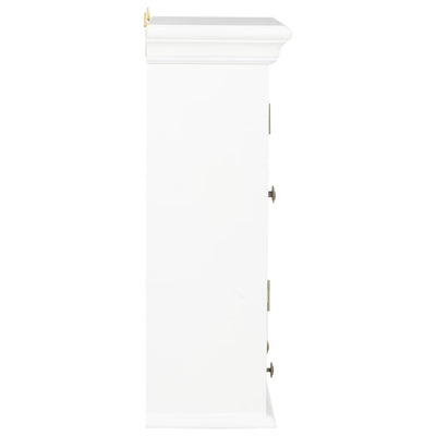 vidaXL Wall Cabinet White 49x22x59 cm Engineered Wood