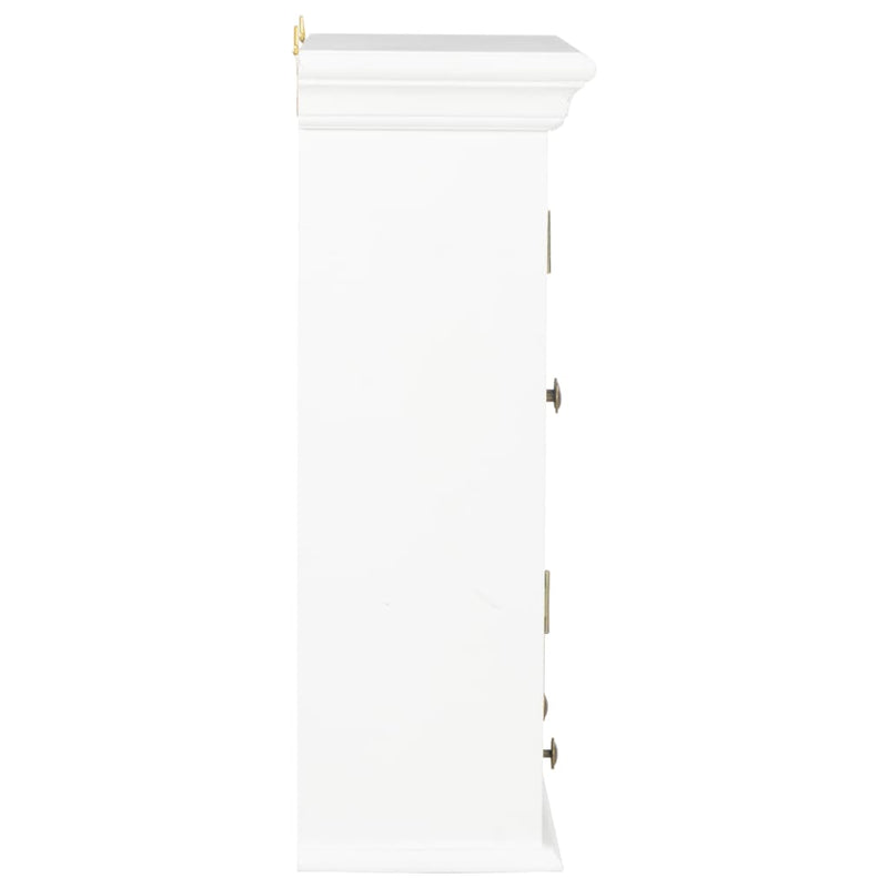 vidaXL Wall Cabinet White 49x22x59 cm Engineered Wood