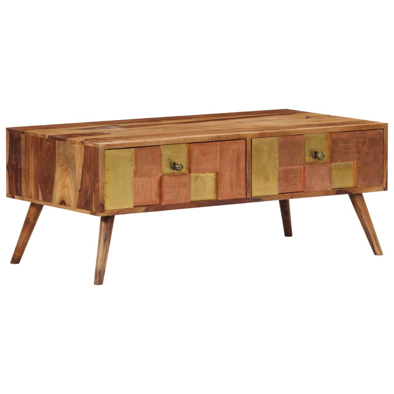 vidaXL Coffee Table 100x50x39 cm Solid Sheesham Wood