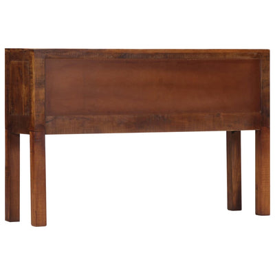 vidaXL Sideboard 118x30x75 cm Solid Mango Wood