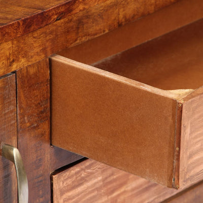 vidaXL Sideboard 118x30x75 cm Solid Mango Wood