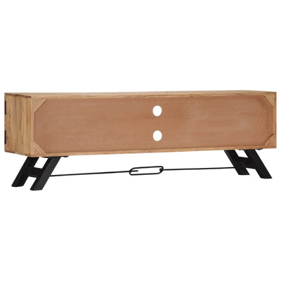 vidaXL TV Cabinet 140x30x45 cm Solid Acacia Wood