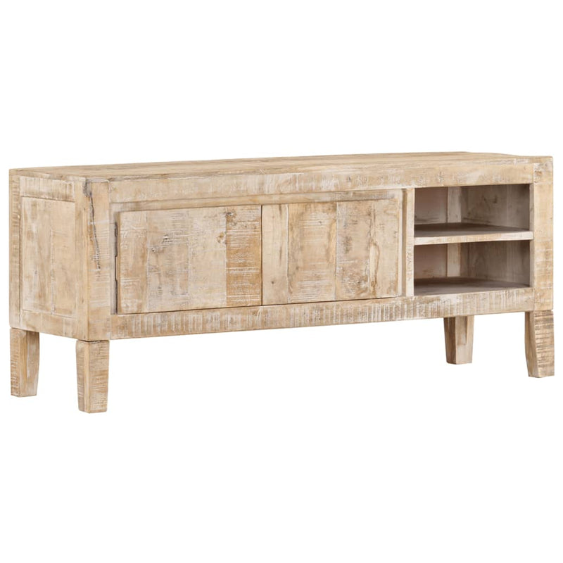 vidaXL TV Cabinet 110x35x46 cm Solid Mango Wood