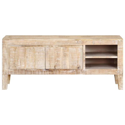 vidaXL TV Cabinet 110x35x46 cm Solid Mango Wood