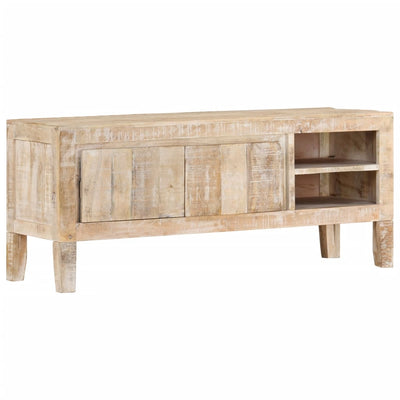 vidaXL TV Cabinet 110x35x46 cm Solid Mango Wood