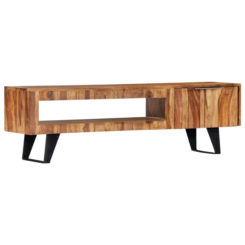 vidaXL TV Cabinet 140x30x40 cm Solid Sheesham Wood