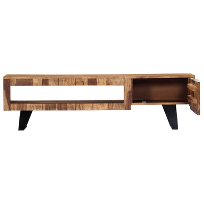 vidaXL TV Cabinet 140x30x40 cm Solid Sheesham Wood