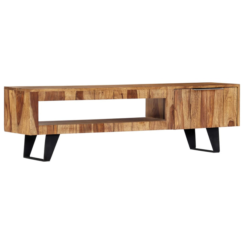 vidaXL TV Cabinet 140x30x40 cm Solid Sheesham Wood