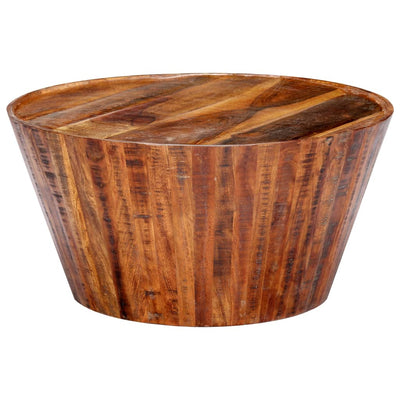 vidaXL Coffee Table 65x65x33 cm Solid Rough Mango Wood