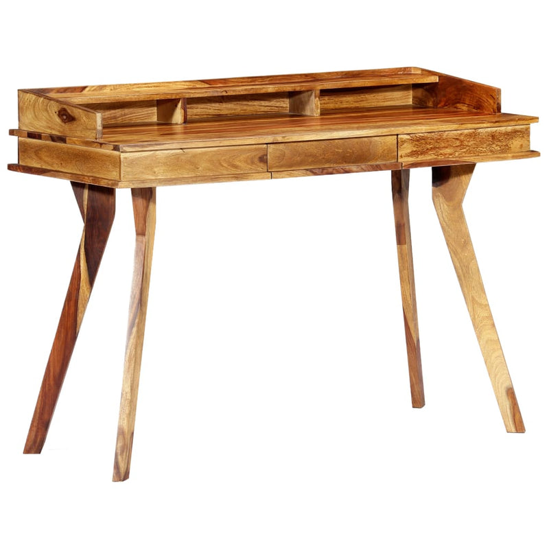 vidaXL Writing Desk 115x50x85 cm Solid Sheesham Wood