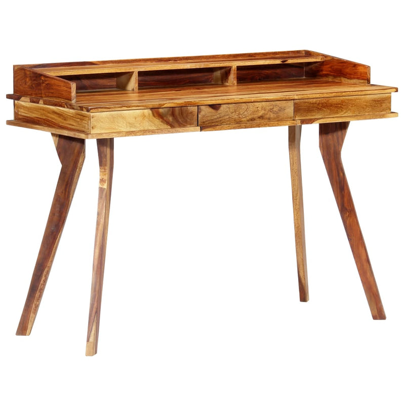 vidaXL Writing Desk 115x50x85 cm Solid Sheesham Wood