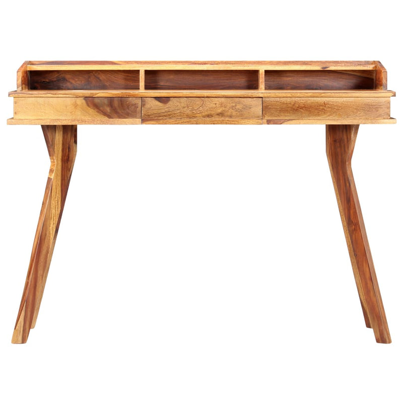 vidaXL Writing Desk 115x50x85 cm Solid Sheesham Wood