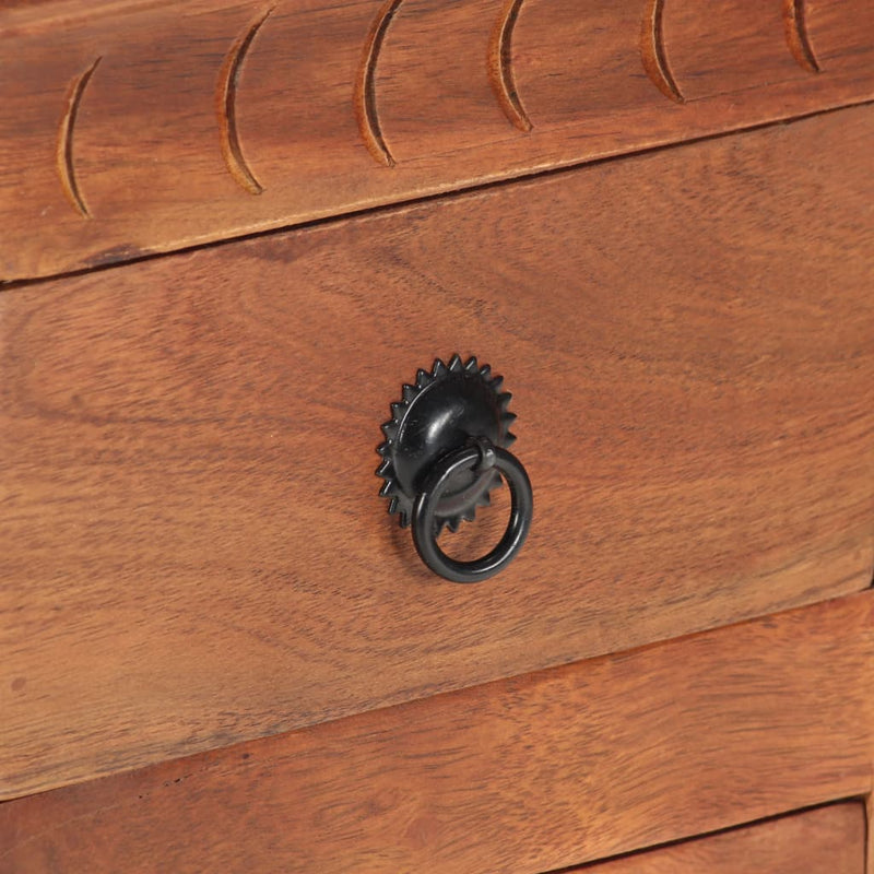 vidaXL Sideboard 62x30x75 cm Solid Acacia Wood