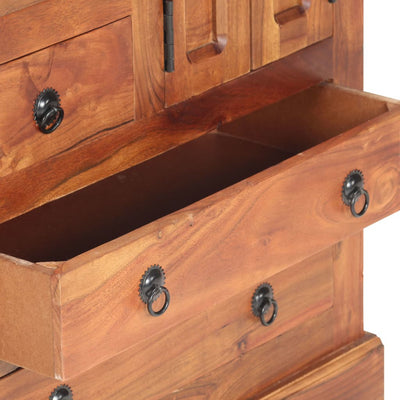 vidaXL Sideboard 62x30x75 cm Solid Acacia Wood