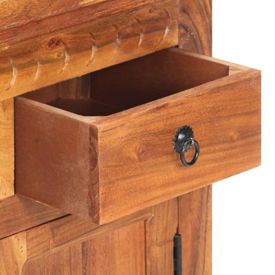 vidaXL Sideboard 62x30x75 cm Solid Acacia Wood