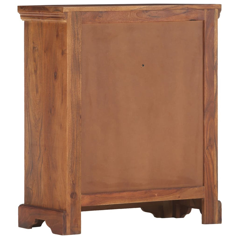 vidaXL Sideboard 62x30x75 cm Solid Acacia Wood