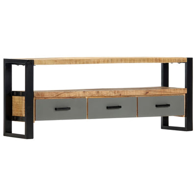 vidaXL TV Cabinet 130x30x50 cm Solid Mango Wood