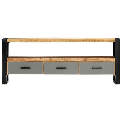 vidaXL TV Cabinet 130x30x50 cm Solid Mango Wood