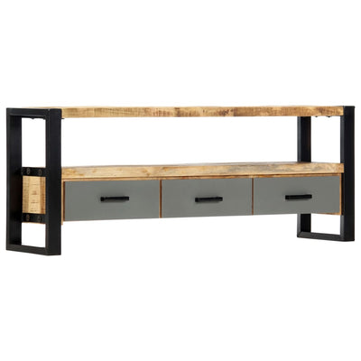 vidaXL TV Cabinet 130x30x50 cm Solid Mango Wood