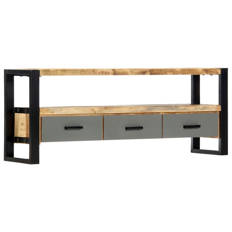 vidaXL TV Cabinet 130x30x50 cm Solid Mango Wood