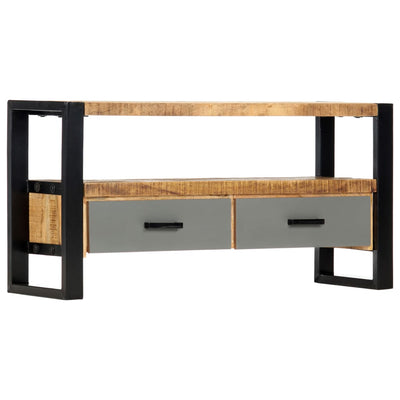 vidaXL TV Cabinet 130x30x50 cm Solid Mango Wood