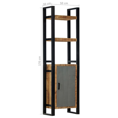 vidaXL Bookshelf 50x30x170 cm Solid Mango Wood