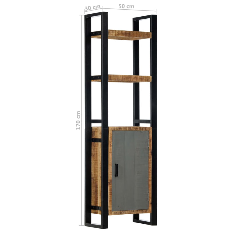 vidaXL Bookshelf 50x30x170 cm Solid Mango Wood