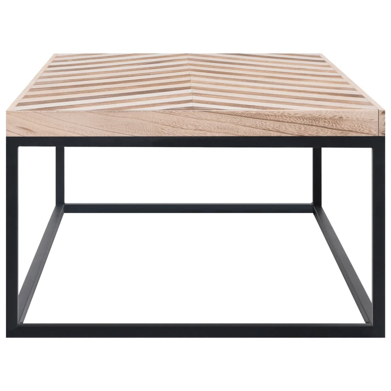 vidaXL Coffee Table 50x50x33.5 cm Solid Wood