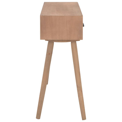 vidaXL Console Table with 3 Drawers 100x30x73 cm Solid Pinewood