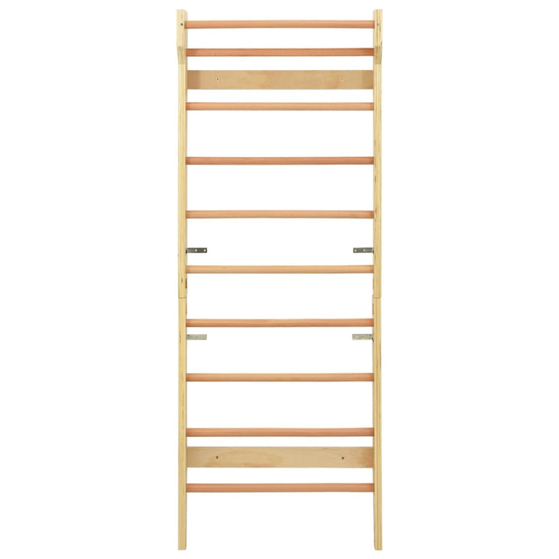 vidaXL Wall Bar 80x15.8x195 cm Solid Pine Wood