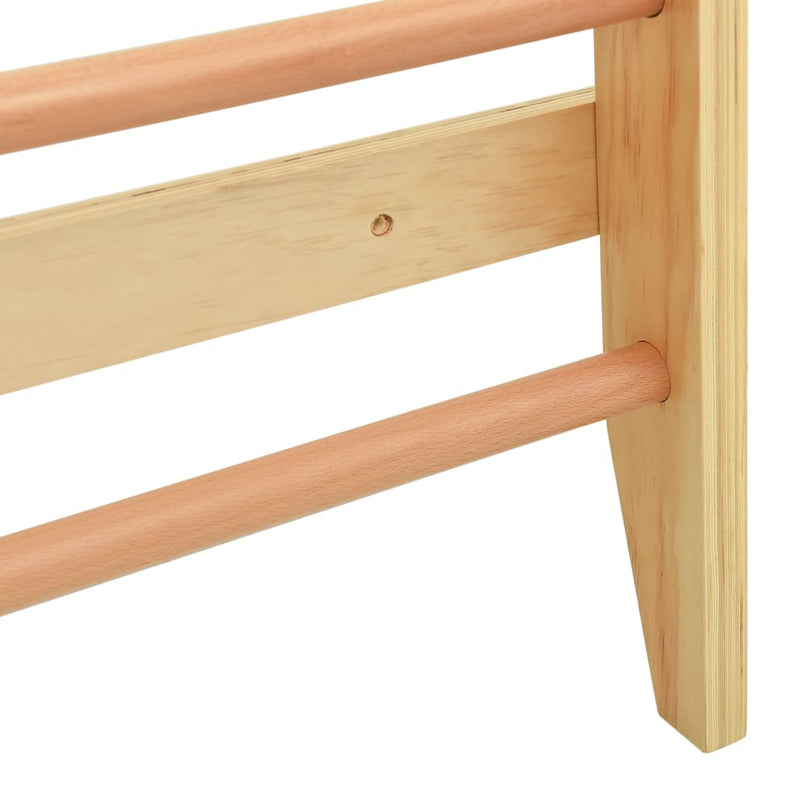 vidaXL Wall Bar 80x15.8x195 cm Solid Pine Wood