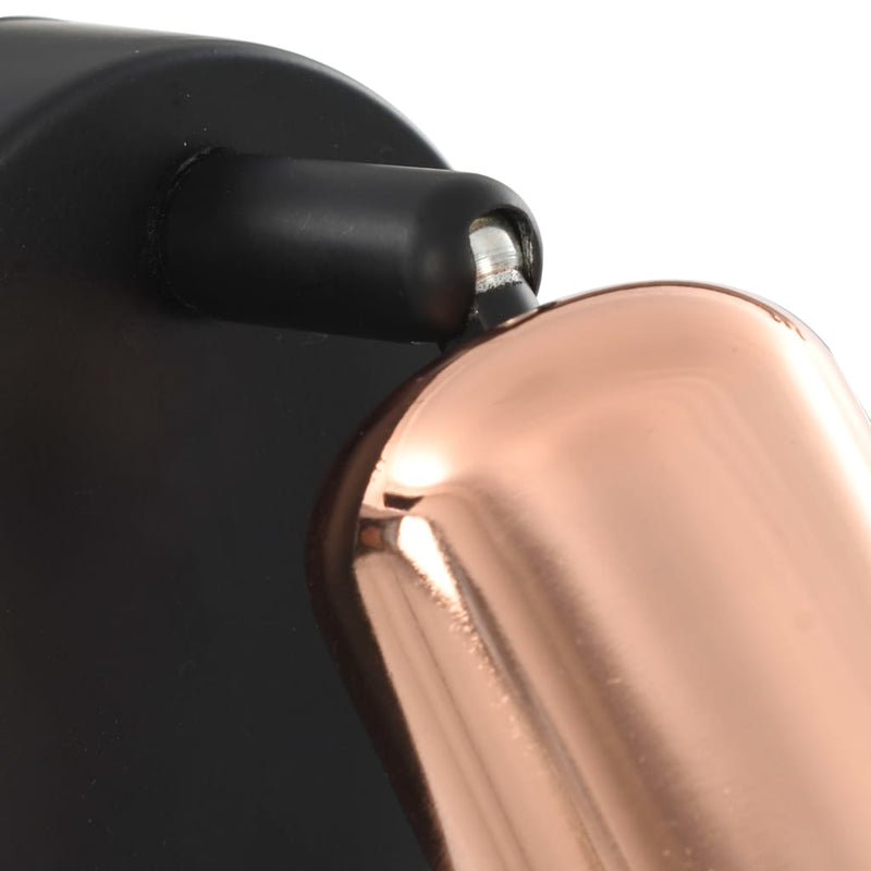 vidaXL Spot Lights 2 pcs with Filament Bulbs 2 W Black and Copper E27