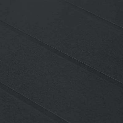 vidaXL 9 Piece Outdoor Dining Set Plastic Anthracite Rattan Look