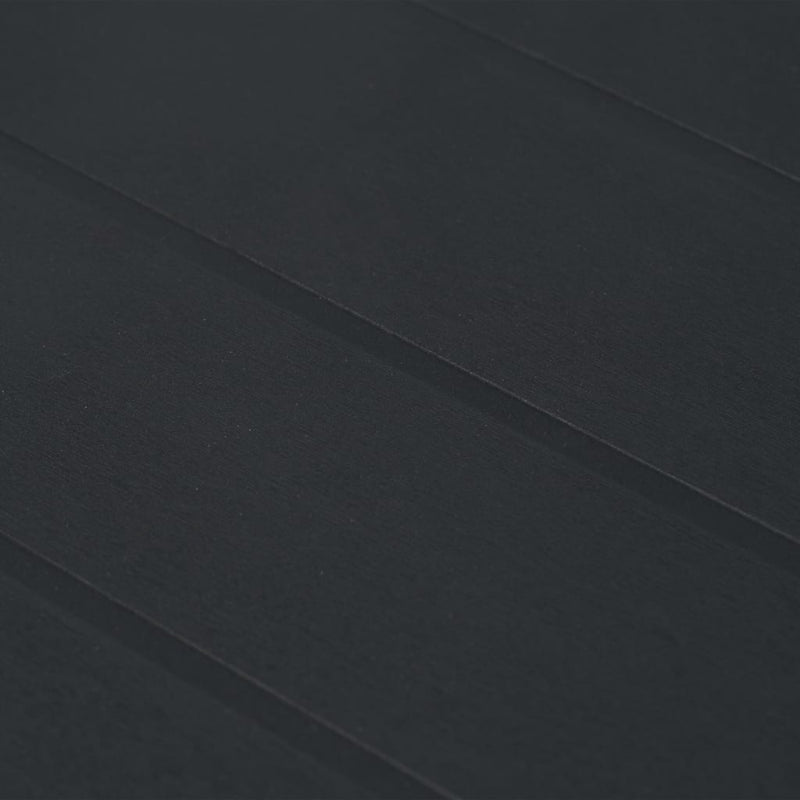 vidaXL 9 Piece Outdoor Dining Set Plastic Anthracite Rattan Look