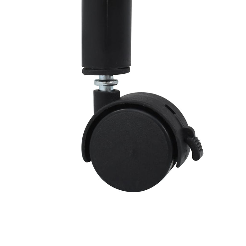 vidaXL Laundry Sorter with 3 Bags Black Steel