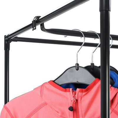 vidaXL Wardrobes 2 pcs Black 75x50x160 cm