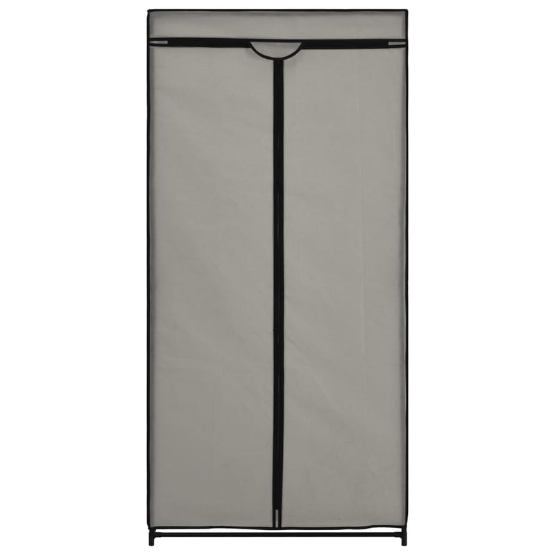 vidaXL Wardrobes 2 pcs Black 75x50x160 cm